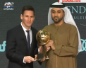 Lionel Messi aduna premii: Argentinianul a fost desemnat cel mai bun fotbalist al anului 2015, la o gala fastuoasa in Dubai - VIDEO
