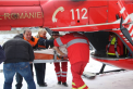 Un barbat in stare grava, transportat cu un elicopter SMURD Iasi de la Floresti la un spital din capitala - VIDEO