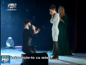 EMOTIONANT. Surpriza in timpul unui concert: Momentul in care o tanara din capitala a fost ceruta in casatorie - VIDEO
