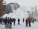 Atmosfera feerica in orasul japonez Sapporo, unde a inceput cel mai mare festival al zapezii si ghetii - VIDEO