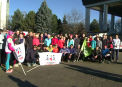 Cros de Valentine\'s Day in centrul capitalei. Cursa a fost in forma de inima - VIDEO