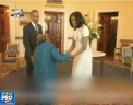 Moment unic pentru ea! O femeie in varsta de 106 de ani a inceput sa danseze cand l-a vazut pe Obama - VIDEO
