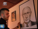 Putin - un brand de succes: Un local din Serbia este plin cu tablouri in care apare liderul de la Kremlin - VIDEO