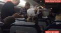 VIDEO - Bataie si injuraturi la bordul unui avion de pe ruta Moscova-Goa. Un cuplu BEAT a decis sa se "rafuiasca" cu pasagerii vecini. De la ce a inceput totul