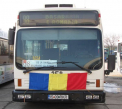 "BASARABIA E ROMANIA". Cum a fost personalizat un autobuz din Iasi, cu ocazia implinirii a 98 de ani de la votarea Marii Unirii de catre Sfatul Tarii - FOTO