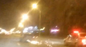 Urmarire ca in filme pe strazile din Sankt-Petersburg. Momentul in care un sofer incearca sa scape de politie cu un cauciuc spart  - VIDEO