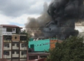 Incendiu puternic la o universitate din capitala Filipinilor: Flacarile si fumul negru puteau fi observate de la distanta - VIDEO