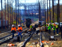 Un tren de mare viteza a deraiat si a lovit din plin un excavator in Pennsylvania: 2 oameni au murit pe loc - VIDEO