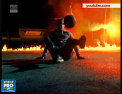 Show incredibil, cu pericol pentru viata: Momentul in care cei mai buni freestyleri din lume au dat foc unei mingi, iar apoi au jonglat cu ea - VIDEO 