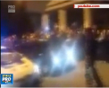 O masina care pare a fi a politiei de patrulare a participat la o cursa ilegala cu masini in orasul Odesa - VIDEO