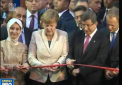 Angela Merkel, in vizita in Turcia: cancelarul propune ca refugiatii sa fie cazati in centre din Siria, construite la granita cu Turcia - VIDEO