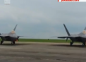 NATO isi arata muschii in fata Rusiei. Doua dintre cele mai puternice avioane de razboi din lume, invizibile pe radar, au ajuns la Constanta - VIDEO