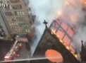 O biserica ortodoxa din New York, mistuita de un incendiu de amploare: Peste 170 de pompieri, trimisi sa luptate cu flacarile - VIDEO