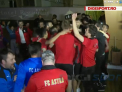 Nebunie totala la Giurgiu. Fotbalistii si staff-ul tehnic al Astrei au sarbatorit castigarea Campionatului Romaniei alaturi de fani - VIDEO