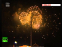 Parada militara de langa Kremlin a CULMINAT cu un show de focuri de artificii - VIDEO