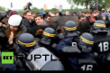 Proteste violente in Franta: Sute de oameni au iesit in strada si au manifestat violent, dupa ce Guvernul francez a adoptat controversata reforma a muncii - VIDEO