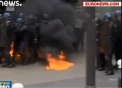 Violentele continua la Paris. Controversata lege a muncii i-a scos din nou in strada pe francezi - VIDEO