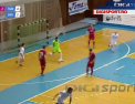 Performanta incredibila a unui portar din futsalul romanesc. Cum a reusit sa inscrie 2 goluri intr-un minut - VIDEO