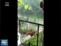 S-a dezlantuit cerul deasupra orasului, iar ploile fac prapad in mai multe regiuni din tara "” VIDEO