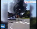 Incendiu puternic in fata unui spital din sudul Londrei. Trei ambulante au fost facute scrum - VIDEO