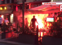 Cel putin sapte persoane au fost arestate in orasul francez Marsilia dupa ce suporterii s-au luat la bataie si chiar au incendiat un bar - VIDEO