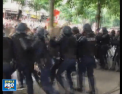 Francezii au iesit pe strazi in mai multe orase strigand intr-un glas: "Nu reformei in Codul Muncii" - VIDEO