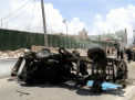Doua masini capcane au sarit in aer in aceasta dimineata in capitala Somaliei. Care este bilantul dublului atentat produs in apropiere de aeroport si de cartierul general al ONU - VIDEO