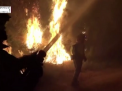 Incendii devastatoare in Grecia. De doua zile, pompierii nu pot lua sub control incendiile de vegetatie de pe insula greceasca Chios - VIDEO