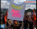 Mii de germani, adunati la un miting in centrul Berlinului au strigat: "Merkel trebuie sa pleci" - VIDEO 