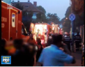 Filmul tragediei de la Iasi. Doi batrani au murit, iar 11 persoane au fost ranite. Explozia a fost urmata de un incendiu - VIDEO