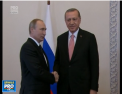 Turcia se vrea prieten cu Rusia. Putin si Erdogan si-au strans mainile si au vorbit intr-o atmosfera lejera - VIDEO 