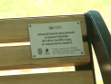 O mama a donat o banca in memoria fiului sau: a fost inaugurata astazi intr-un parc din capitala. Cum arata aceasta - VIDEO
