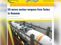 Statele Unite ar fi inceput sa duca armele nucleare pe care le aveau in Turcia spre Romania - VIDEO