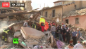 Imagini LIVE din centrul Italiei. Orasul Amatrice, devastat in urma cutremurului puternic - VIDEO