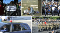 Oameni care cauta miliardul, batrani care cersesc banuti pentru o paine si zeci de persoane care s-au inghesuit sub garduri. Cum s-a vazut parada militara dincolo de scena pe care se aflau oficialii - GALERIE FOTO