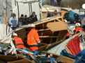 S-a circulat extrem de greu in apropierea portului Calais, dupa ce mii de oameni au iesit la protest cerand ca tabara de imigranti din regiune sa fie inchisa: "Ei sunt din ce in ce mai agresivi" - VIDEO
