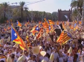 Au cerut independenta! Sute de mii de catalani au iesit pe strazi pentru a cere separarea de Spania - VIDEO