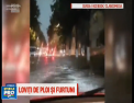 Romania, sub cod galben si portocaliu de ploi si vijelii. Temperaturile au scazut, iar o furtuna puternica a lovit orasele Constanta, Galati si Braila - VIDEO