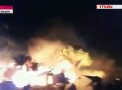Flacari uriase la o tabara de refugiati de pe insula greceasca Lesbos. Aproape patru mii de oameni, nevoiti sa fuga dupa ce corturile in care traiau au luat foc. Cum s-ar fi intamplat totul - VIDEO