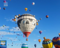 500 de baloane cu are cald care au umplut vazduhul: Localnicii din statul american New Mexico au avut parte de un spectacol pe cer - VIDEO 