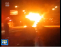 Calatorie incheiata tragic in Coreea de Sud. Zece oameni au murit dupa ce autobuzul in care se aflau a luat foc din mers - VIDEO