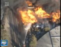 Incendiu puternic la o fabrica de reciclare din California. Sute de oameni care locuiesc in apropiere au fost evacuati - VIDEO 