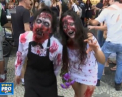 Scene de groaza pe plaja Copacabana din Rio de Janeiro. Sute de zombie au invadat regiunea turistica, speriind trecatorii - VIDEO