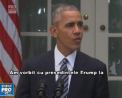 Ales presedinte al Americii, Donald Trump trebuie sa isi aleaga acum echipa cu care va lucra. Astazi, acesta va da mana cu presedintele in exercitiu, Barack Obama, la Casa Alba - VIDEO