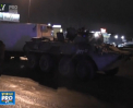 Accident cum numai in Rusia putea fi. Un camion s-a izbit violent de o blindata pe soseaua de centura a Moscovei - VIDEO