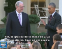 America sarbatoreste astazi Ziua Recunostintei. In ajun, Barack Obama a gratiat pentru ultima oara doi curcani - VIDEO