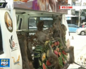 Sute de maimute dintr-un orasel din Thailanda au avut parte de un ospat pe cinste. Autoritatile locale le-au intins o masa plina cu fructe - VIDEO