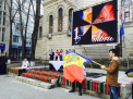 Ziua Nationala a Romaniei, sarbatorita la Chisinau cu cantece si poezii patriotice: "Vrem sa fim cu tara mama, doar suntem rupti" - VIDEO