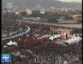 Sud-coreenii nu cedeaza. Pentru al saselea week-end consecutiv, sute de mii de oameni au manifestat la Seul - VIDEO 