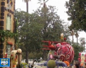 Parada cu miros de flori in SUA. Zeci de mii de trandafiri au luat forma unor corabii sau personaje din desene animate - VIDEO